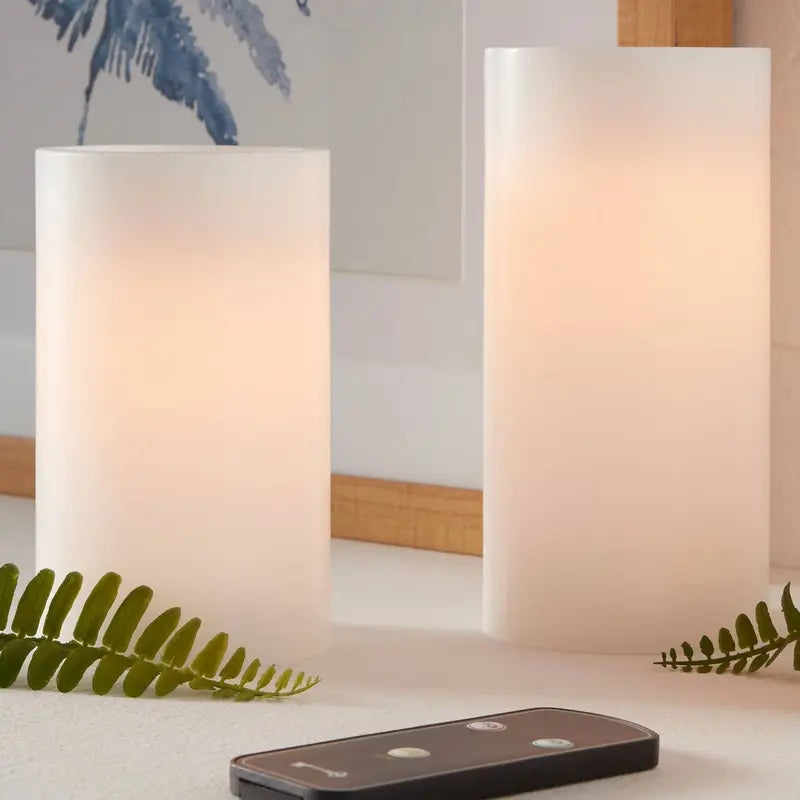 Enchanting 3-Pack LED Flameless Candles with Realistic Black Wicks – Perfect for Any Home Decor