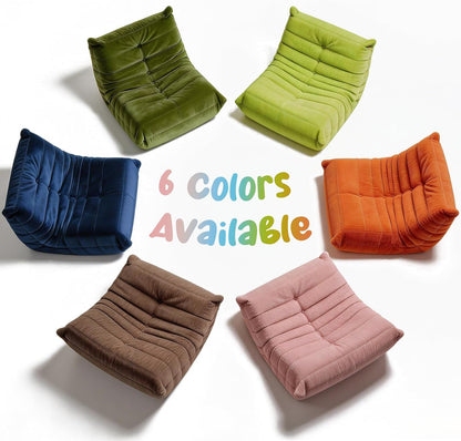 Bean Bag Chair for Adults, High-Density Foam, Dutch Velvet, Green